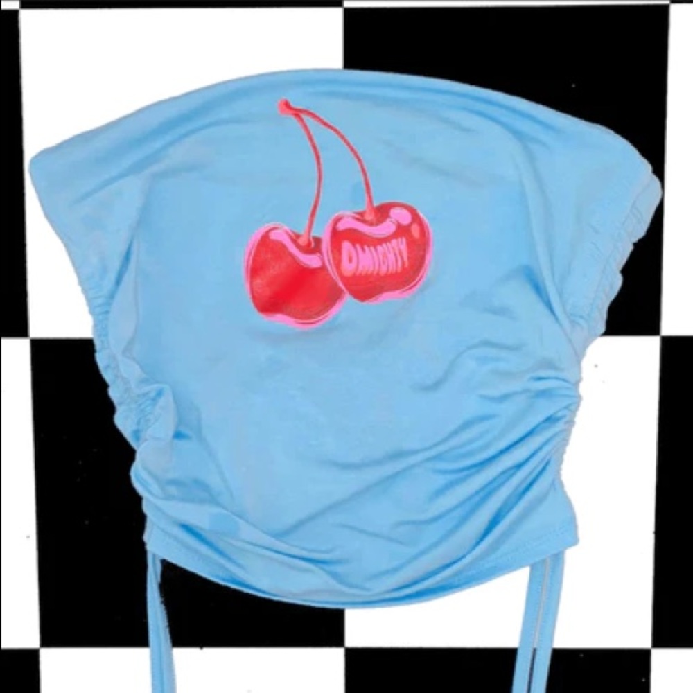 o mighty blue cherry tube top